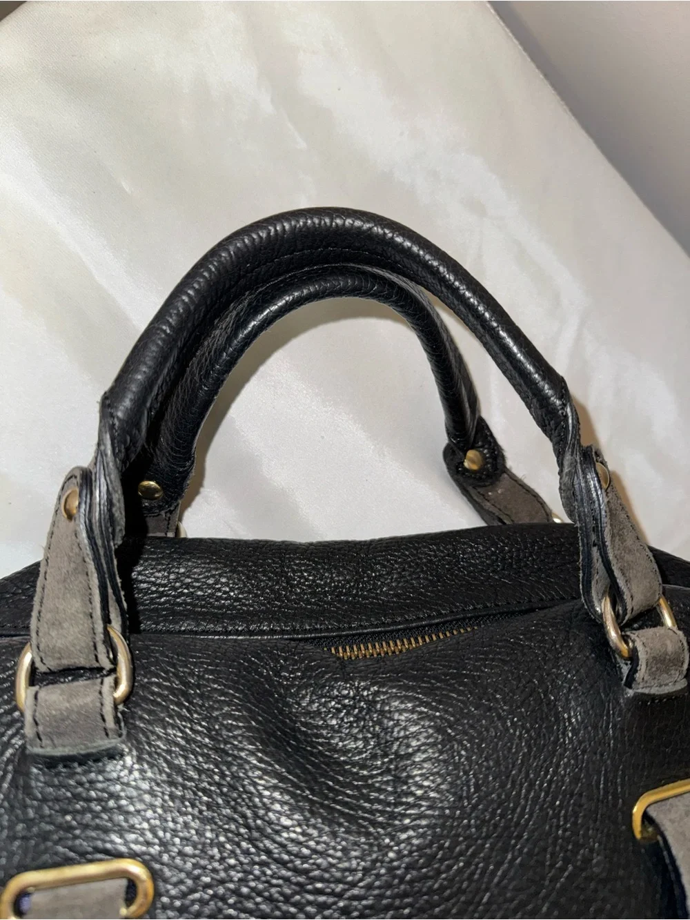 Dimoni Stylish Navy Leather Tote Handbag - Versatile Everyday Carry